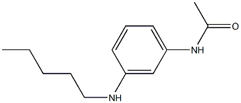 N-[3-(pentylamino)phenyl]acetamide Struktur