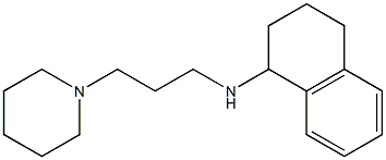 N-[3-(piperidin-1-yl)propyl]-1,2,3,4-tetrahydronaphthalen-1-amine Struktur