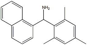 naphthalen-1-yl(2,4,6-trimethylphenyl)methanamine Struktur