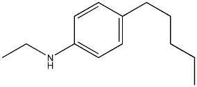 N-ethyl-4-pentylaniline Struktur