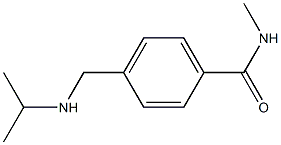 N-methyl-4-[(propan-2-ylamino)methyl]benzamide Struktur