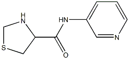 N-pyridin-3-yl-1,3-thiazolidine-4-carboxamide Struktur