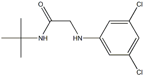 N-tert-butyl-2-[(3,5-dichlorophenyl)amino]acetamide Struktur