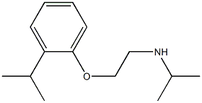 propan-2-yl({2-[2-(propan-2-yl)phenoxy]ethyl})amine Struktur