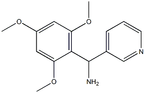 pyridin-3-yl(2,4,6-trimethoxyphenyl)methanamine Struktur