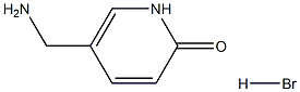 5-Aminomethyl-1H-pyridin-2-one hydrobromide Struktur