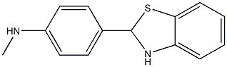 4-(2,3-DIHYDROBENZO[D]THIAZOL-2-YL)-N-METHYLBENZENAMINE Struktur