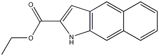 ethyl 1H-benzo[f]indole-2-carboxylate Struktur