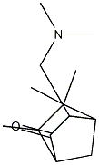 3-[(dimethylamino)methyl]-5,5,6-trimethylbicyclo[2.2.1]heptan-2-one Struktur