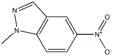 5-nitro-1-methyl-1H-indazole Struktur