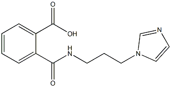 2-({[3-(1H-imidazol-1-yl)propyl]amino}carbonyl)benzoic acid Struktur