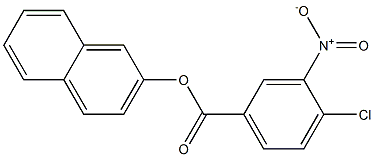 2-naphthyl 4-chloro-3-nitrobenzoate Struktur