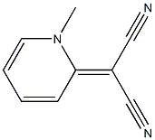 2-(1-methyl-2(1H)-pyridinylidene)malononitrile Struktur