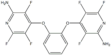 4-{2-[(2-amino-3,5,6-trifluoro-4-pyridinyl)oxy]phenoxy}-3,5,6-trifluoro-2-pyridinylamine Struktur