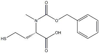 N-[(benzyloxy)carbonyl](methyl)homocysteine Struktur