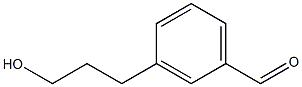 3-(3-hydroxypropyl)benzaldehyde Struktur