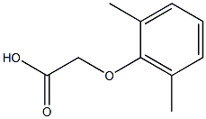 2-(2,6-dimethylphenoxy)acetic acid Struktur