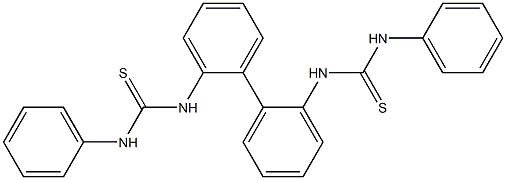 2,2'-bis[(anilinocarbothioyl)amino]-1,1'-biphenyl Struktur