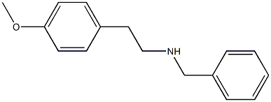 N-benzyl-N-(4-methoxyphenethyl)amine Struktur