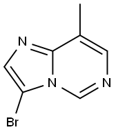 3-bromo-8-methylimidazo[1,2-c]pyrimidine Struktur