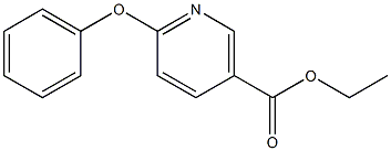 6-苯氧基煙酸乙酯, , 結(jié)構(gòu)式