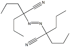 2,2'-Azobis(2,2-dipropylacetonitrile) Struktur