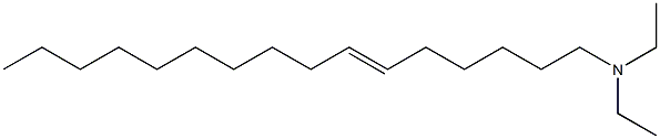 N,N-Diethyl-6-hexadecen-1-amine Struktur