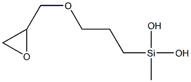 1,2-Epoxy-8,8-dihydroxy-8-sila-4-oxanonane Struktur