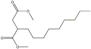 2-Nonylsuccinic acid dimethyl ester Struktur