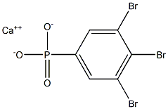 3,4,5-Tribromophenylphosphonic acid calcium salt Struktur