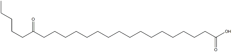 18-オキソトリコサン酸 化學(xué)構(gòu)造式