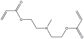 Diacrylic acid (methylimino)bis(2,1-ethanediyl) ester Struktur