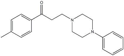 4-[2-(p-Toluoyl)ethyl]-1-phenylpiperazine Struktur