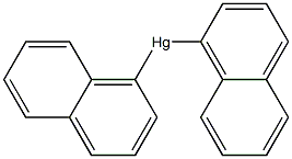 Di(1-naphtyl)mercury(II) Struktur