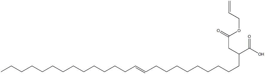 2-(10-Tetracosenyl)succinic acid 1-hydrogen 4-allyl ester Struktur