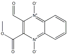 3-Formyl-2-(methoxycarbonyl)quinoxaline 1,4-dioxide Struktur