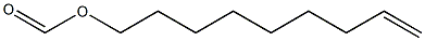Formic acid 8-nonenyl ester Struktur