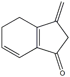 2,3,6,7-Tetrahydro-1-methylene-1H-inden-3-one Struktur