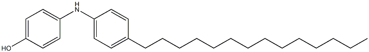 4'-Tetradecyl[iminobisbenzen]-4-ol Struktur