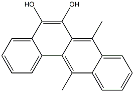 5,6-Dihydroxy-7,12-dimethylbenz[a]anthracene Struktur