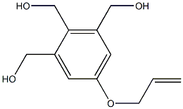 1-Allyloxy-3,4,5-tris(hydroxymethyl)benzene Struktur