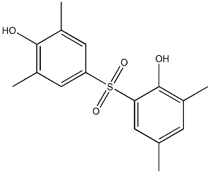 2,4'-Dihydroxy-3,3',5,5'-tetramethyl[sulfonylbisbenzene] Struktur