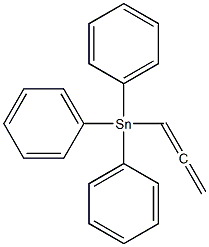 Propadienyltriphenylstannane Struktur