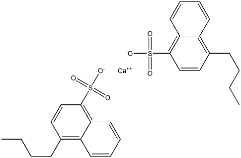 Bis(4-butyl-1-naphthalenesulfonic acid)calcium salt Struktur