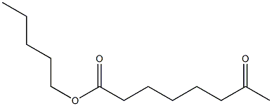 7-Ketocaprylic acid pentyl ester Struktur