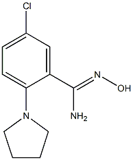 2-(Pyrrolidin-1-yl)-5-chlorobenzamide oxime Struktur