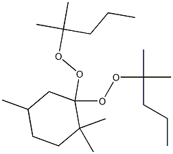 2,2,5-Trimethyl-1,1-bis(1,1-dimethylbutylperoxy)cyclohexane Struktur