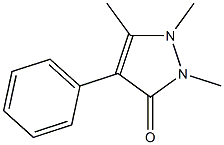 4-Phenyl-1,2,5-trimethyl-1H-pyrazol-3(2H)-one Struktur