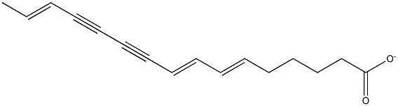 (Tetradeca-4,6,12-triene-8,10-diyn)-1-ylacetate Struktur