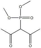 (2,4-Dioxopentan-3-yl)phosphonic acid dimethyl ester Struktur